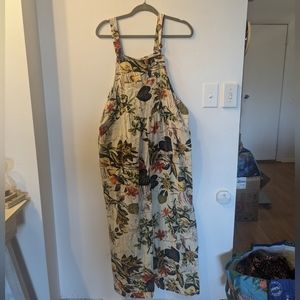 Floral Overalls